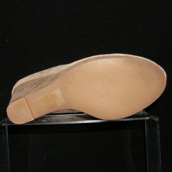 ALDO Odelinia brown suede platform wedges 8 EU38.5 - Picture 6 of 8